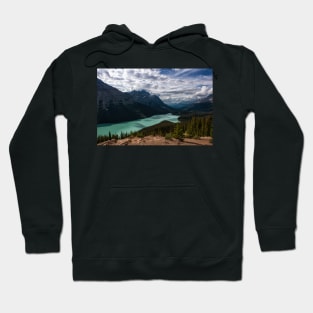 (Nearly) Clear Skies at Peyto Lake Hoodie